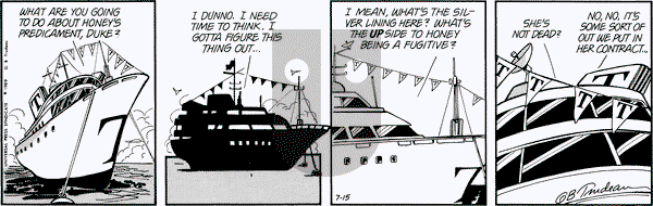 Doonesbury on Saturday July 15, 1989 Comic Strip