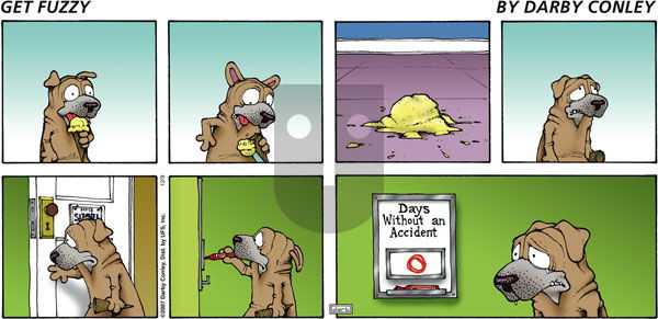 Get Fuzzy on Sunday December 9, 2007 Comic Strip