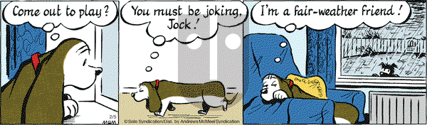 Fred Basset on Wednesday February 5, 2020 Comic Strip