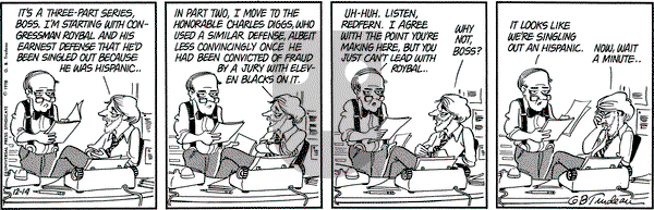 Doonesbury on Thursday December 14, 1978 Comic Strip