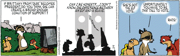 Over the Hedge on Wednesday October 12, 2011 Comic Strip