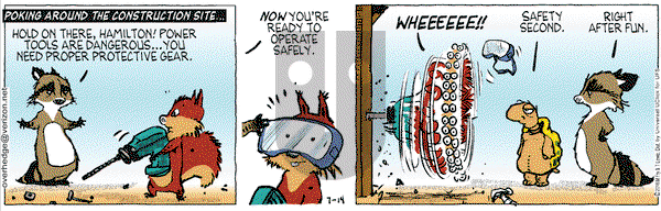 Over the Hedge on Thursday July 14, 2016 Comic Strip
