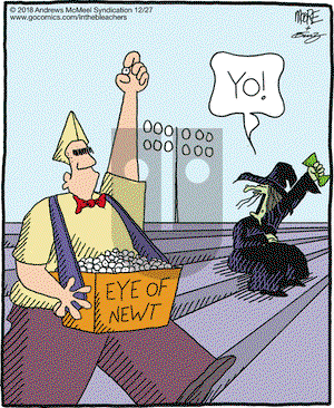 In the Bleachers on Thursday December 27, 2018 Comic Strip