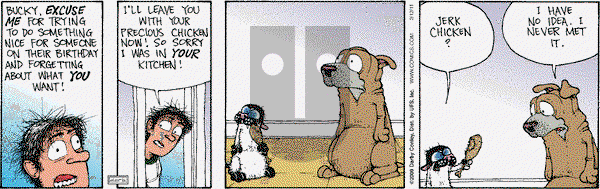 Get Fuzzy on Saturday February 12, 2011 Comic Strip