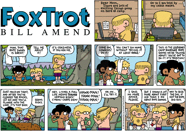 FoxTrot on Sunday July 20, 1997 Comic Strip