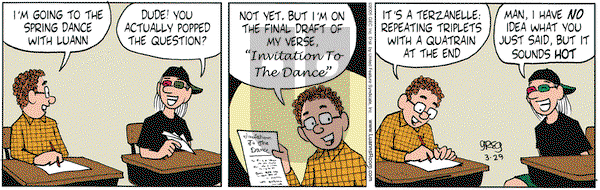 Luann on Tuesday March 29, 2005 Comic Strip