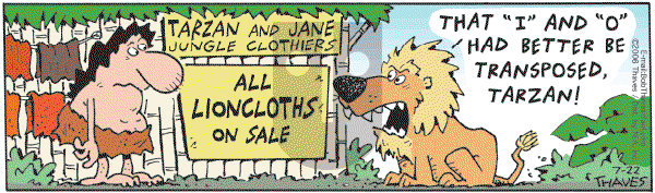 Frank and Ernest - Saturday July 22, 2006 Comic Strip