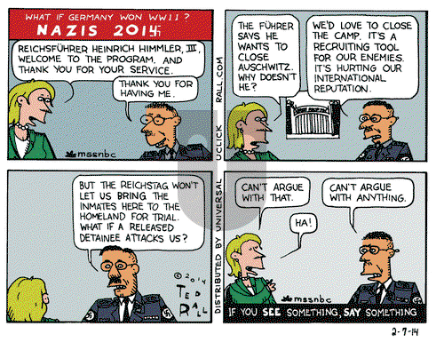 Ted Rall on Friday February 7, 2014 Comic Strip