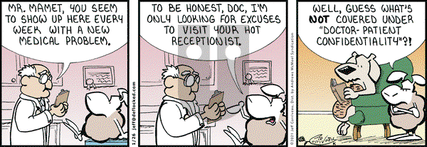 DeFlocked - Tuesday January 26, 2021 Comic Strip