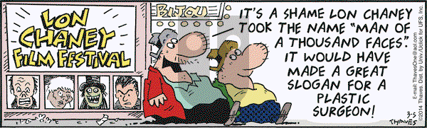 Frank and Ernest on Wednesday March 5, 2014 Comic Strip