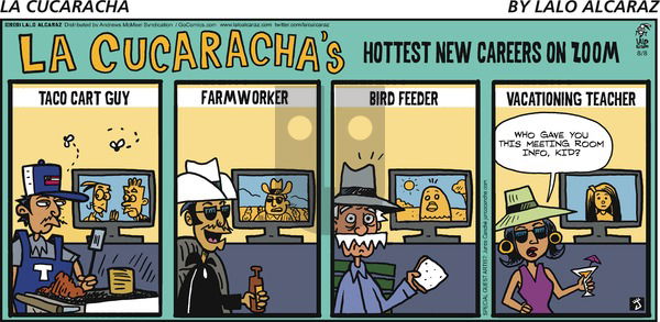 La Cucaracha on Sunday August 8, 2021 Comic Strip