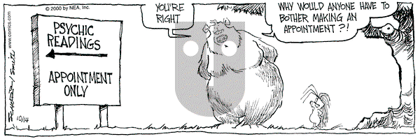 The Grizzwells on Thursday November 9, 2000 Comic Strip