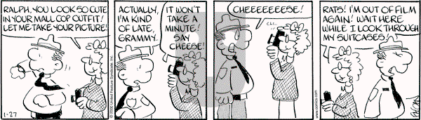 Drabble on Thursday January 27, 2000 Comic Strip