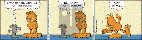 Garfield on Wednesday April 18, 2018 Comic Strip