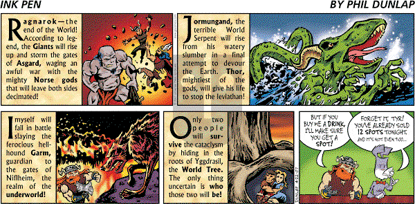 Ink Pen - Sunday April 22, 2007 Comic Strip