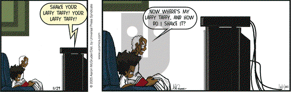 The Boondocks - Tuesday November 29, 2005 Comic Strip
