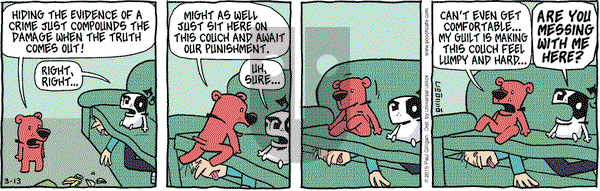 Pooch Cafe on Friday March 13, 2015 Comic Strip