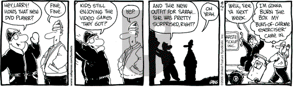 The Buckets on Monday January 2, 2006 Comic Strip
