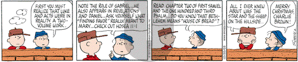 Peanuts on Saturday December 20, 2003 Comic Strip