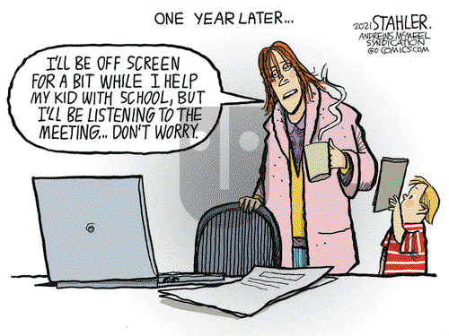 Jeff Stahler on Wednesday March 10, 2021 Comic Strip