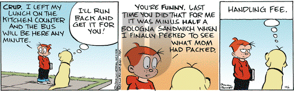 Red and Rover on Monday December 9, 2013 Comic Strip