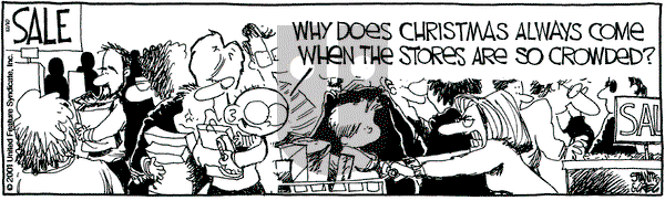 The Buckets on Monday December 10, 2001 Comic Strip