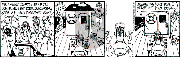 Monty on Monday September 27, 2004 Comic Strip