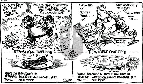 Pat Oliphant - Monday June 19, 1995 Comic Strip