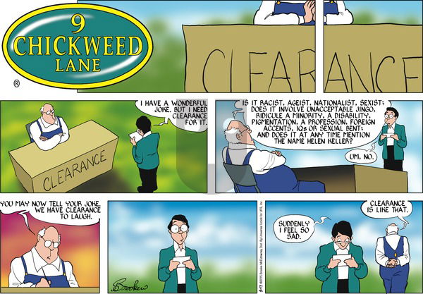 9 Chickweed Lane on Sunday May 17, 2015 Comic Strip