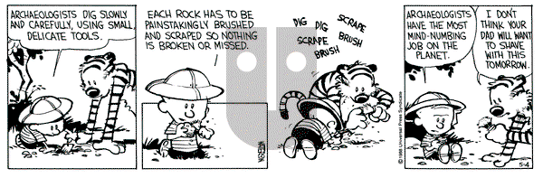 Calvin and Hobbes on Wednesday May 4, 1988 Comic Strip