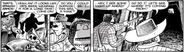 Alley Oop on Friday August 1, 1980 Comic Strip