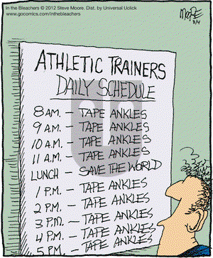 In the Bleachers on Saturday August 4, 2012 Comic Strip