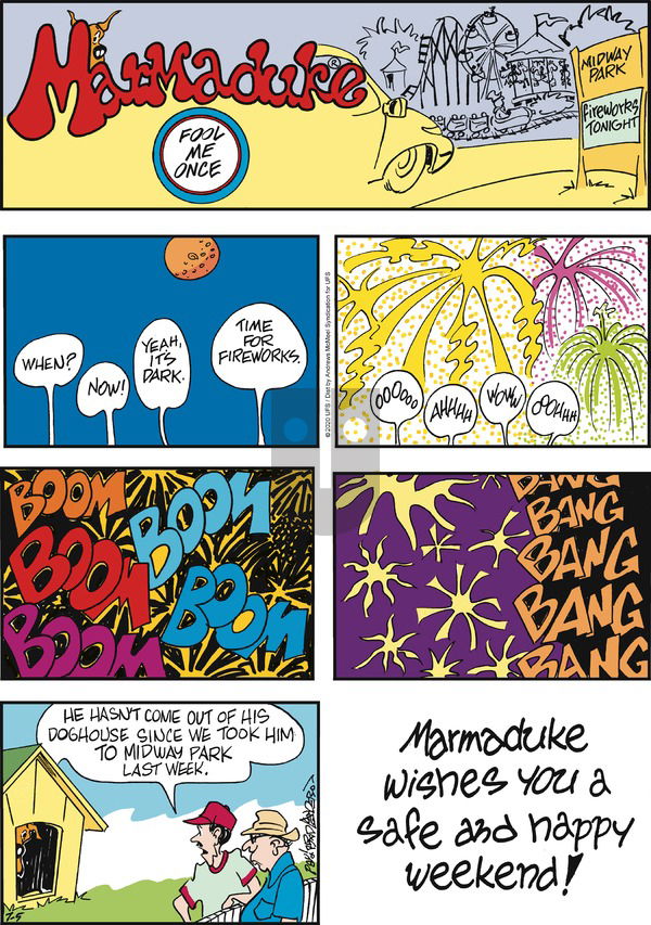 Marmaduke on Sunday July 5, 2020 Comic Strip