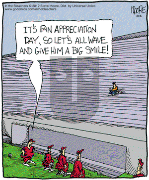 In the Bleachers on Wednesday May 16, 2012 Comic Strip