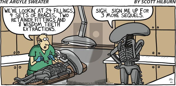 The Argyle Sweater on Sunday April 6, 2025 Comic Strip