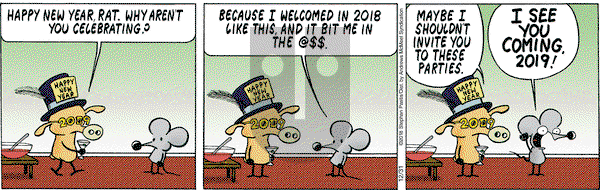 Pearls Before Swine on Monday December 31, 2018 Comic Strip