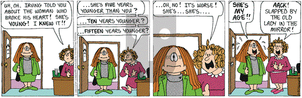 Cathy Classics on Thursday March 18, 1999 Comic Strip