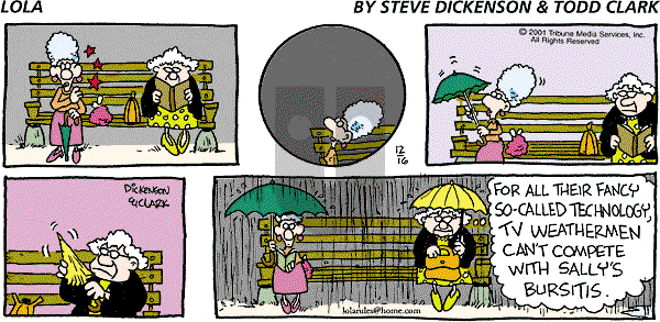 Lola on Sunday December 16, 2001 Comic Strip