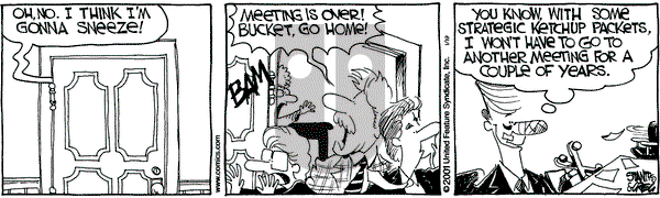 The Buckets on Saturday January 20, 2001 Comic Strip