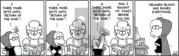 FoxTrot on Monday December 15, 2003 Comic Strip