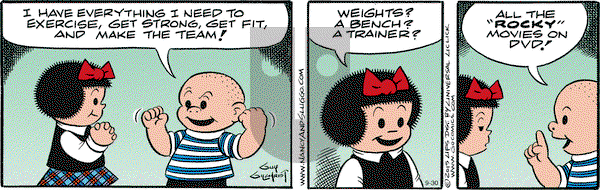 Nancy on Wednesday September 30, 2015 Comic Strip
