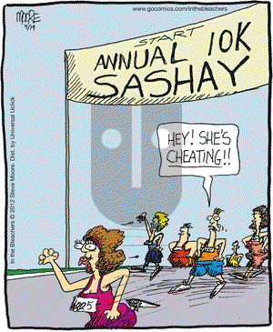 In the Bleachers - Thursday April 19, 2012 Comic Strip