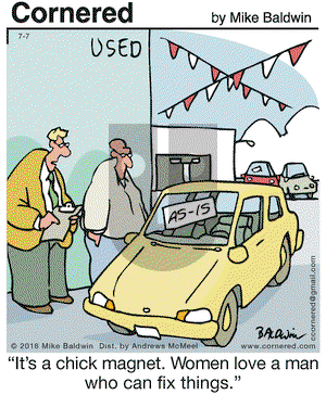 Cornered on Saturday July 7, 2018 Comic Strip