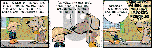DeFlocked on Wednesday March 13, 2013 Comic Strip