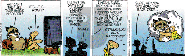 Over the Hedge on Thursday July 10, 2014 Comic Strip