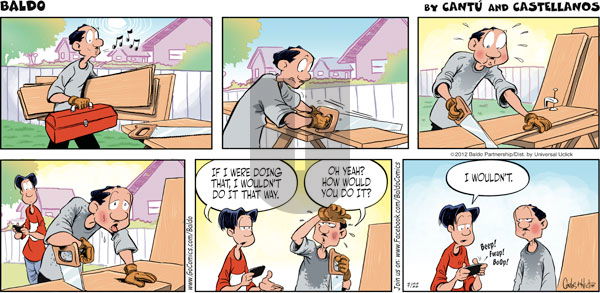 Baldo - Sunday July 22, 2012 Comic Strip