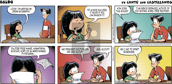 Baldo - Sunday August 27, 2006 Comic Strip