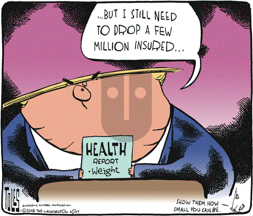 Tom Toles on Monday January 22, 2018 Comic Strip