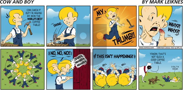 Cow and Boy Classics on Sunday April 23, 2006 Comic Strip