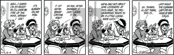 Doonesbury on Tuesday December 4, 1984 Comic Strip